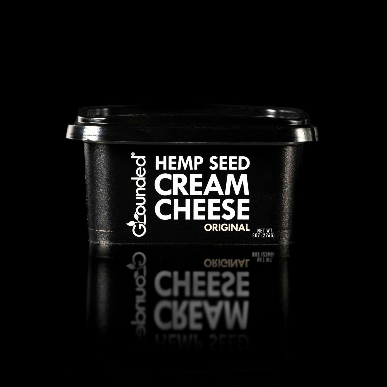 Grounded Hemp Seed Original Cream Cheese | 100% Plant Based | Nut Free | Soy Free | Keto | Lactose Free cheese. All natural, sustainable vegan cheese made from hemp. Dairy free alternative to cream cheese. Use in sweet or savory cream cheese recipes.